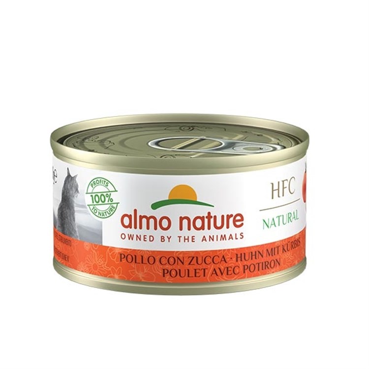 Almo Nature 70 gr Hfc Natural Pollo Con Zucca Per Gatti