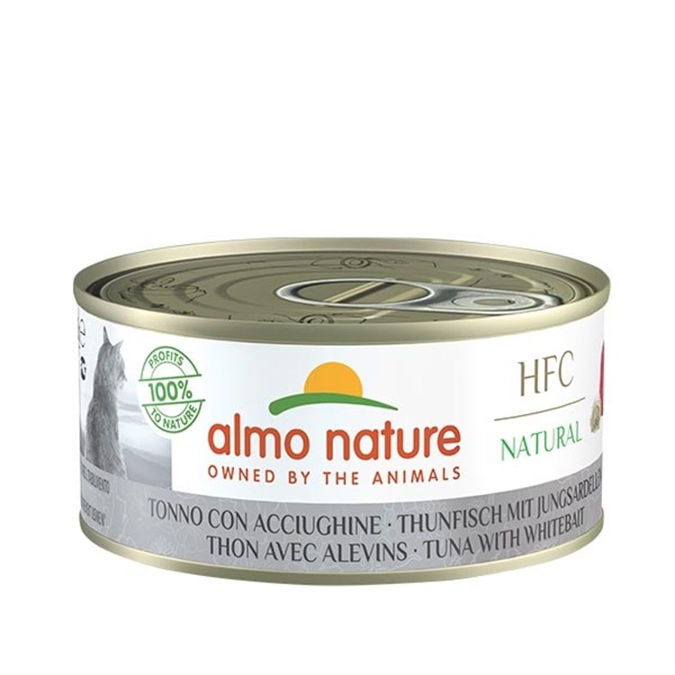 Almo Nature 70 gr Hfc Natural Tonno Con Acciughine Per Gatti