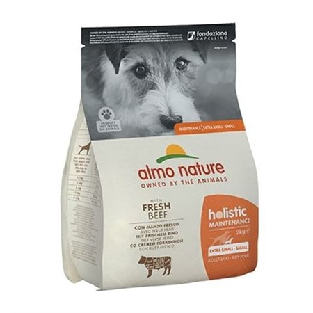 almo nature holistic extra small small adult manzo fresco 2 kg cani