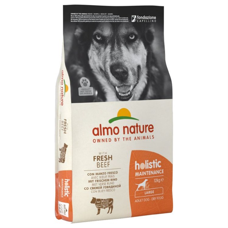 Almo Nature Holistic Large Adult Manzo 12 kg Cane