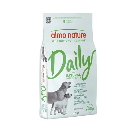 almo nature holistic medium large adult dog 12 kg agnello pollo e riso per cani nuovo prodotto