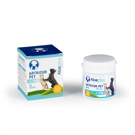 aloeplus artricur pet cane gatto 0 10 kg 60 capsule