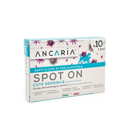 ancaria spot on gatti e cani taglia piccola 10 pipette x 4 ml