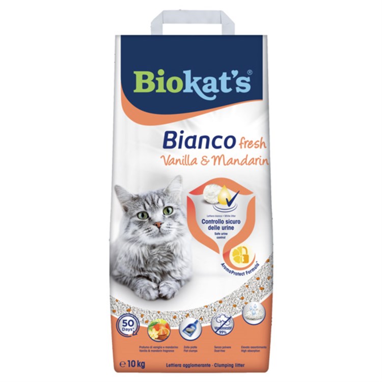 Biokat's Bianco Fresh Vaniglia e Mandarino