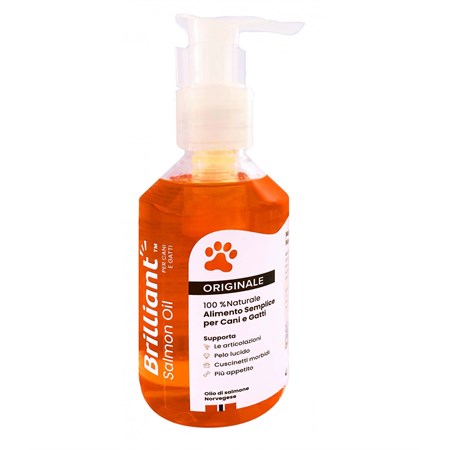 Brilliant salmon oil cane gatto 300 ml in Cani