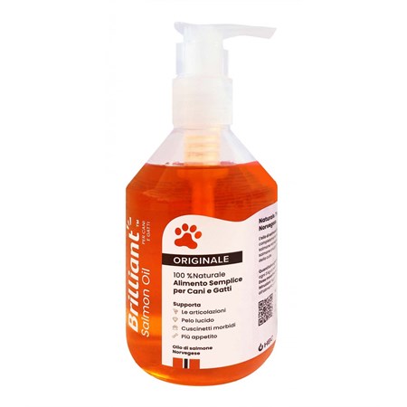 brilliant salmon oil cane gatto 500 ml