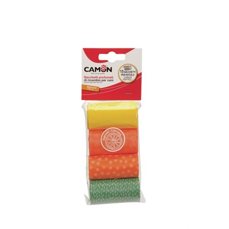 camon sacchetti igienici profumati agli agrumi 4x15 pezzi