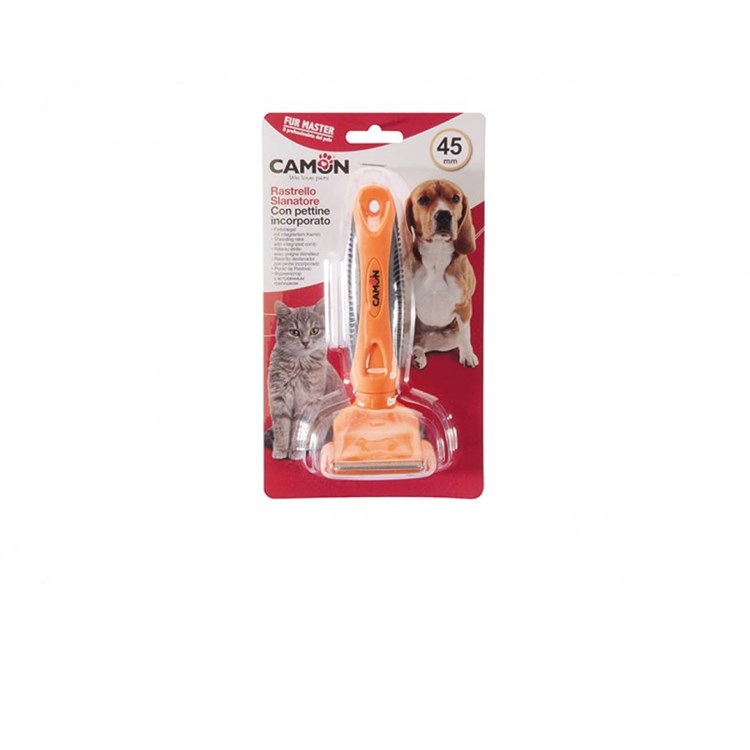 Camon Slanatore Professionale 45 mm Rastrello Districante Per Cani e Gatti