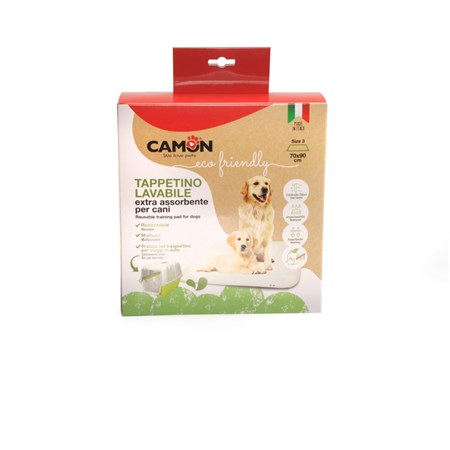 Camon Tappetino Igienico Lavabile Riutilizzabile Extra Assorbente 70 x 90 cm Per Cani in Cani