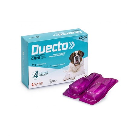 candioli duecto spot on 4 pipette cani da 40 kg a 60 kg
