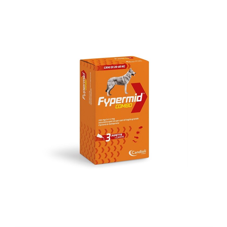 Candioli Fypermid Combo 20-40 kg 3 Pipette Per Cani