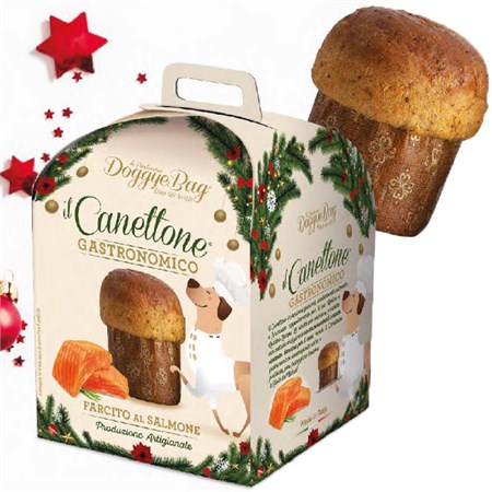 Canettone Gastronomico per Cani con Salmone in Cani