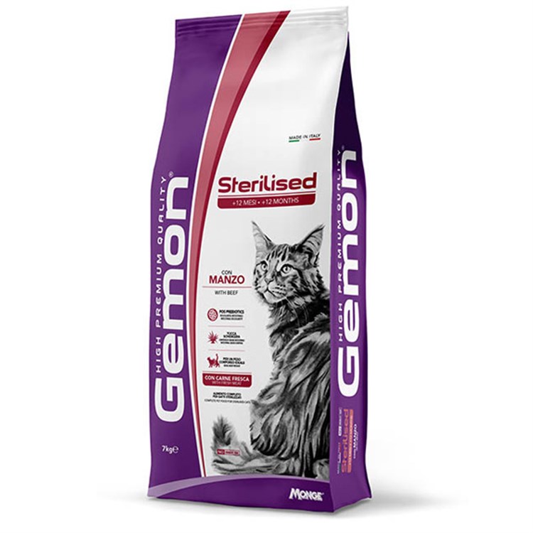 GEMON CAT STERILISED MANZO 7 KG