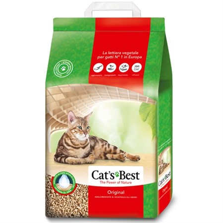 CAT'S BEST OKOPLUS Original Lettiera Agglomerante e Incapsulante 7LT in Gatti