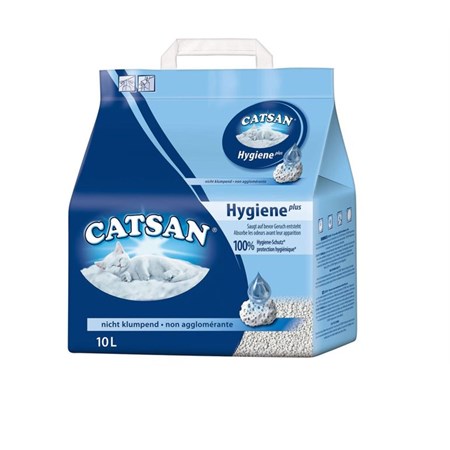 catsan lettiera igenica hygiene plus 10 lt per gatto