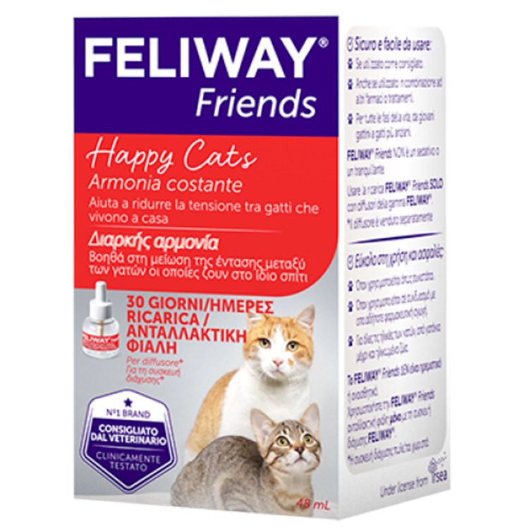 Ceva Feliway Friends Ricarica 48 ml Per Gatti