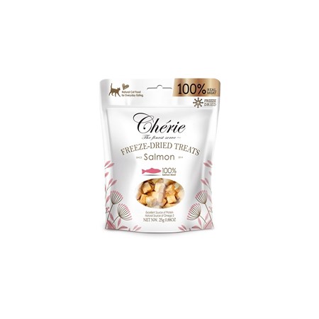 Chérie freeze dried salmone 25 gr in Gatti