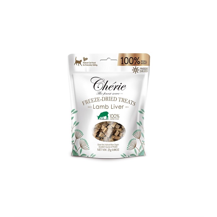 Chérie freeze fegato di agnello 25 gr