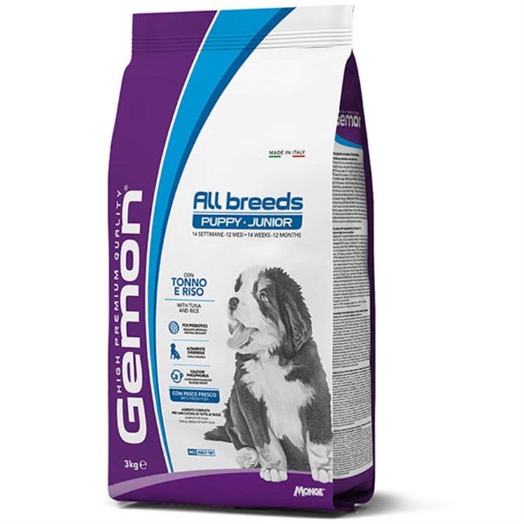Dog Puppy Junior All Breeds con Tonno e Riso
