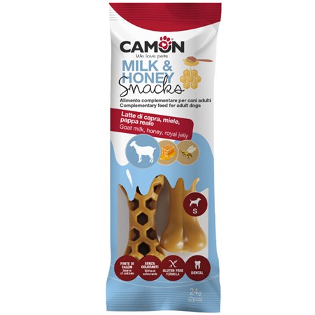 Dog Snack Milk & Honey Bones in Cani