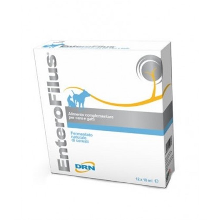 DRN Enterofilus 12 Fiale 10 ml Per Cani e Gatti