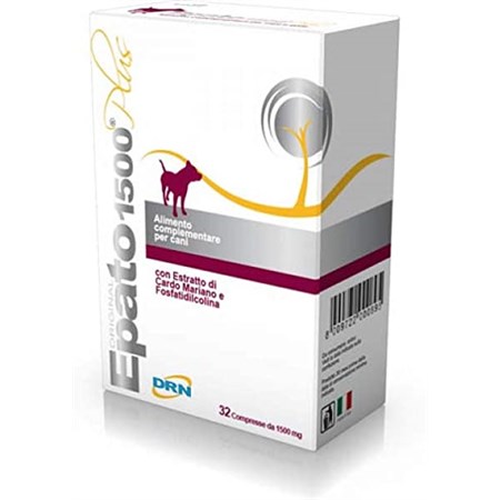 drn epato plus 1500 mg 120 compresse per cani