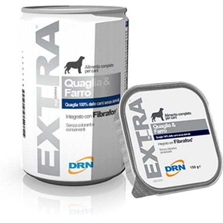 drn extra quaglia e farro 150 gr cibo cani e gatti