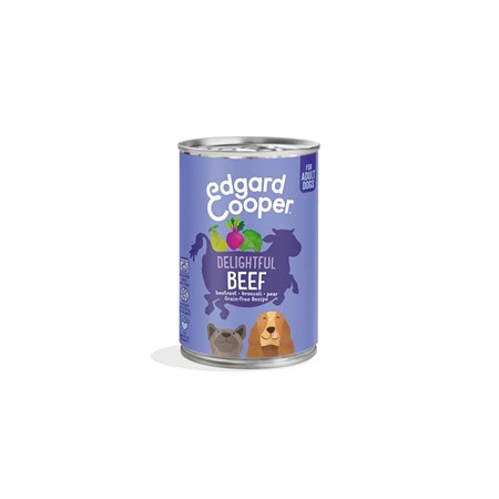edgard c dog manzo e anatra 400 gr