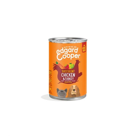 EDGARD C DOG POLLO E TACCHINO 400 GR in Cani