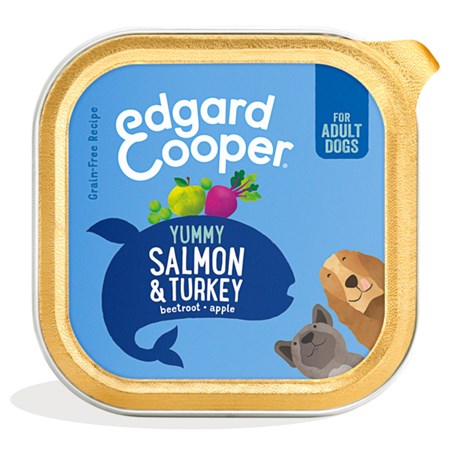 edgard c dog salmone e tacchino 150 gr