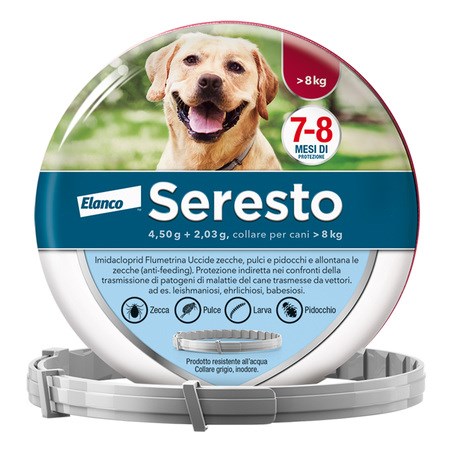 bayer seresto per cani oltre 8 kg collare antiparassitario