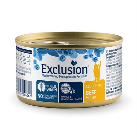 exclusion cat ng adult manzo 85 gr