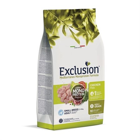 exclusion mediterraneo adult pollo small 500 gr