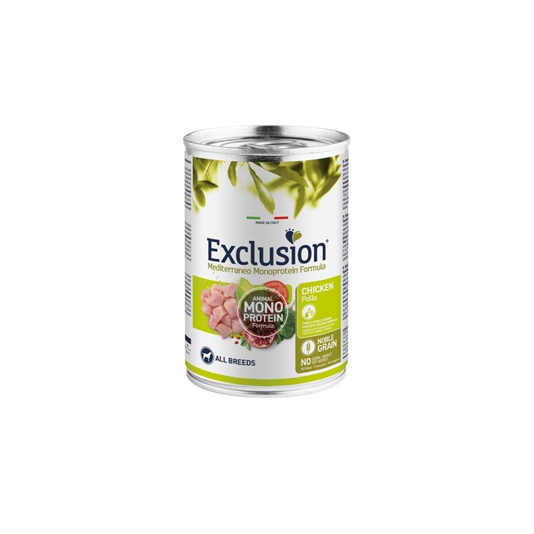 EXCLUSION MEDITERRANEO POLLO UMIDO 40 0 GR
