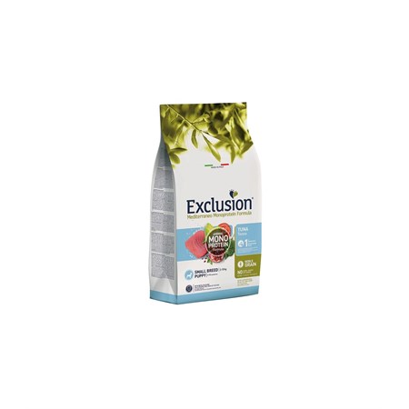 exclusion mediterraneo puppy small tonno 2 kg
