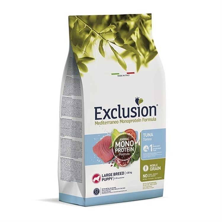 Exclusion Mediterraneo Monoprotein Puppy Large Breed con Tonno 12 KG