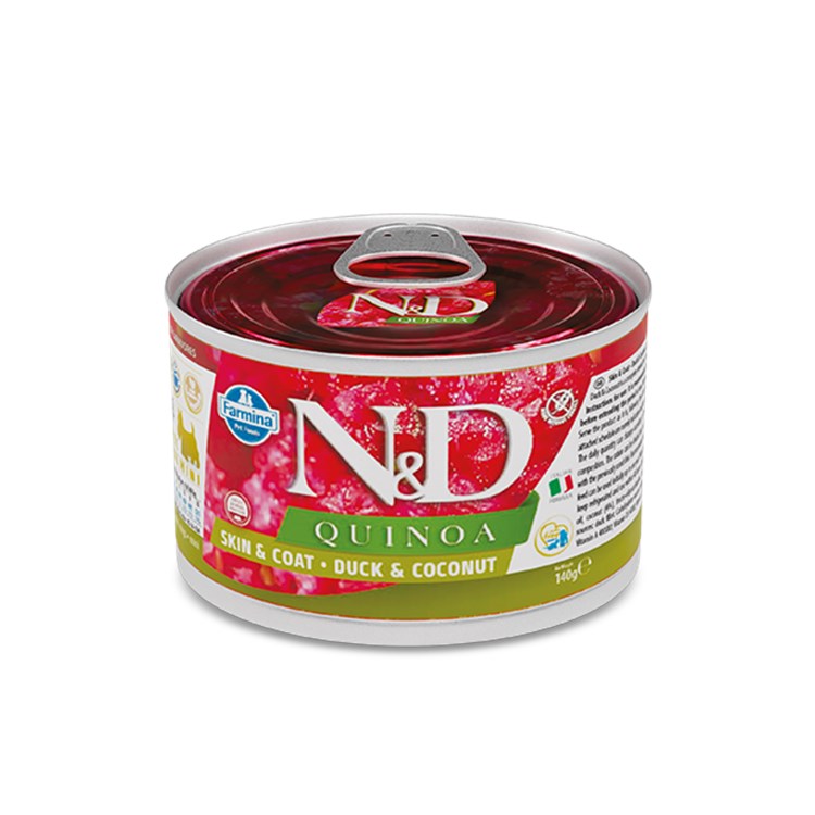 Farmina N/D Umido Quinoa Dog Adult Skin Coat Anatra e Cocco 140 Gr