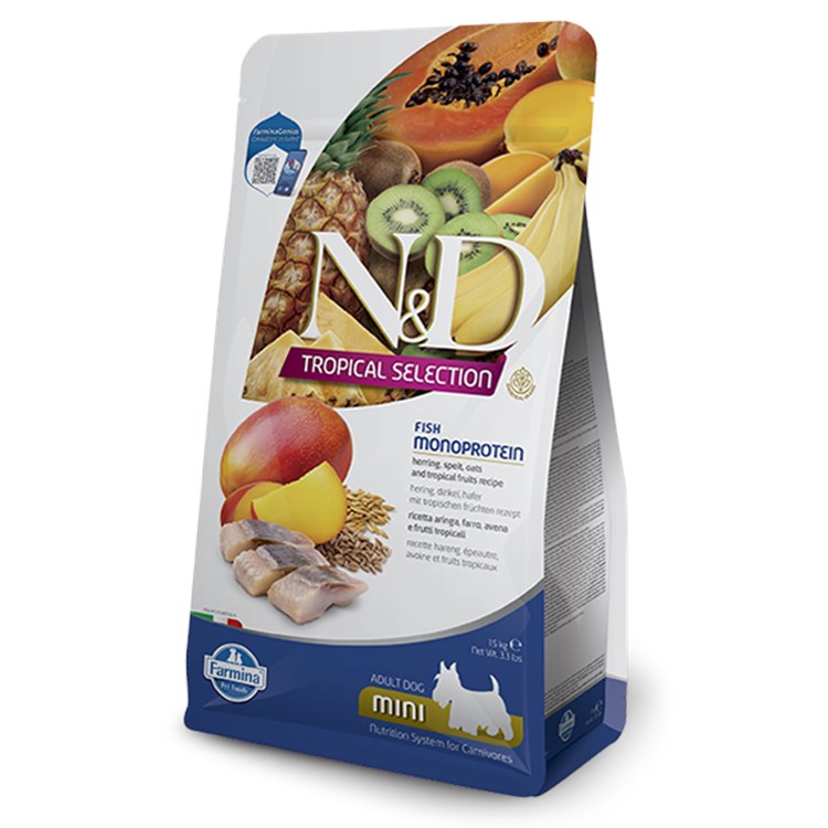 Farmina ND Tropical Monoprotein Mini Aringa 5 kg Cibo Per Cani