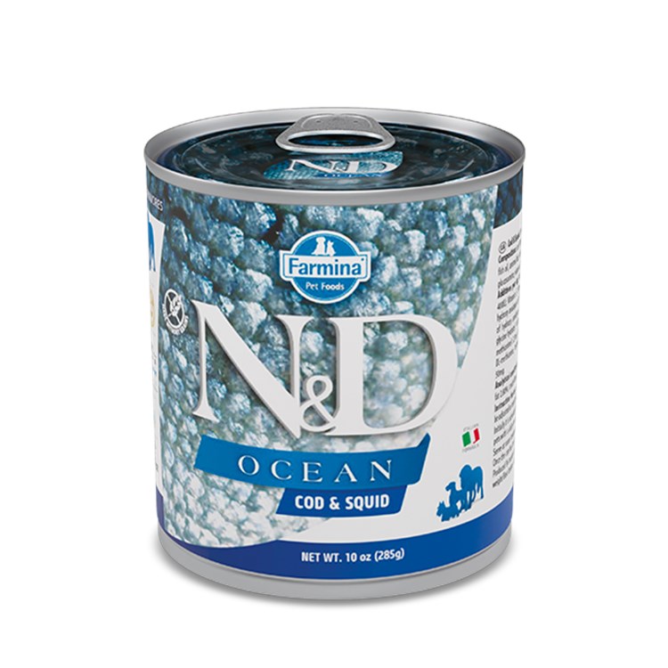 Farmina N/D Umido Ocean Dog Adult Spigola e Calamari 285 Gr