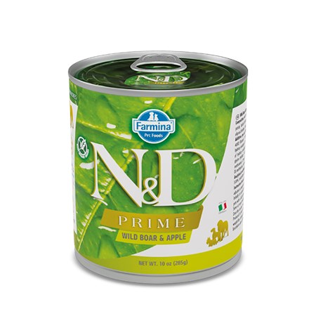 farmina n d umido prime dog adult cinghiale e mela 285 gr