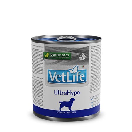 farmina vet life ultrahypo 300 gr barattolo umido per cani