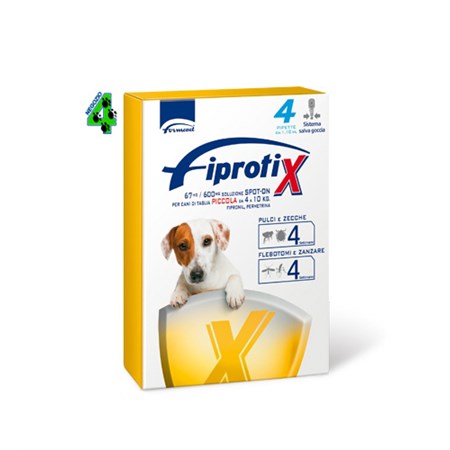 fipratix spot on piccolo da 4 a 10 kg fiprotix
