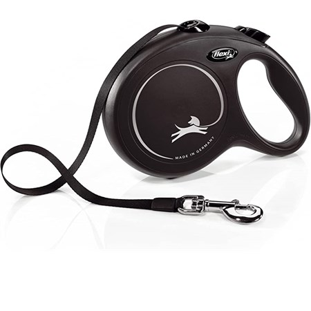 Flexi New Classic L Guinzaglio Avvolgibile Fettuccia 5 metri Per Cani in Cani