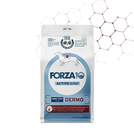 forza 10 active vet diet mini toy dermo 1 5 kg crocchette per cani