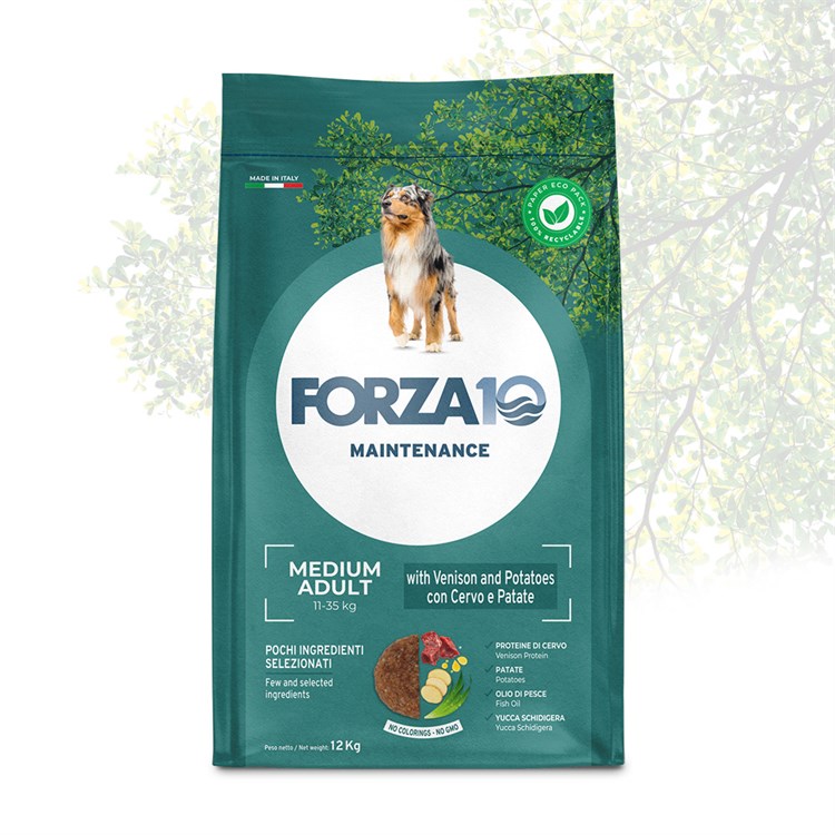 Forza 10 Adult Medium Maintenance Cervo 12,5 kg Per Cani