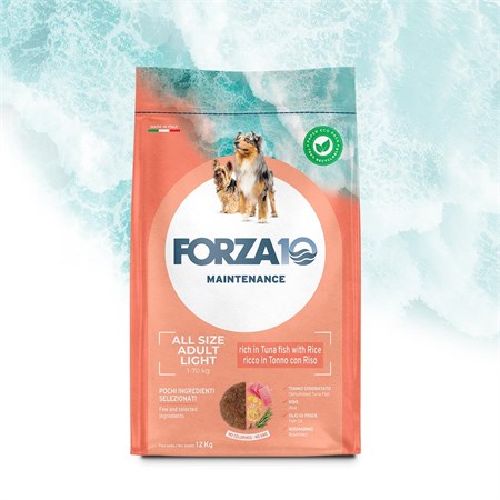 forza 10 light all breeds maintenance tonno e riso 12 5 kg per cani