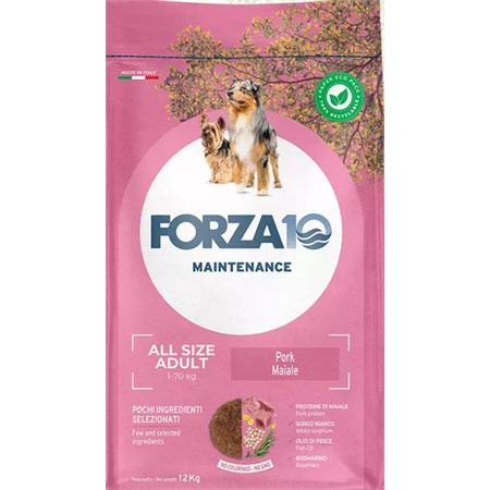 forza 10 maintenance adult all breeds maiale e riso 12 5 kg