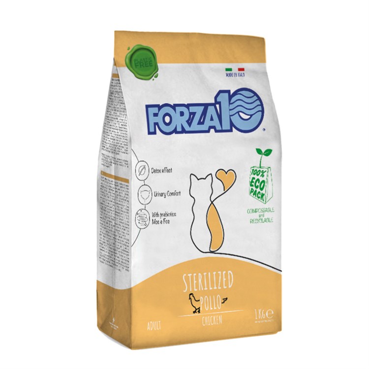 Forza 10 Maintenance Adult Sterilized Pollo 1 Kg Gatti Sterilizzati