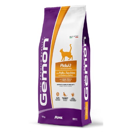 gemon adult complete pollo tacchino 1 5 kg secco gatti