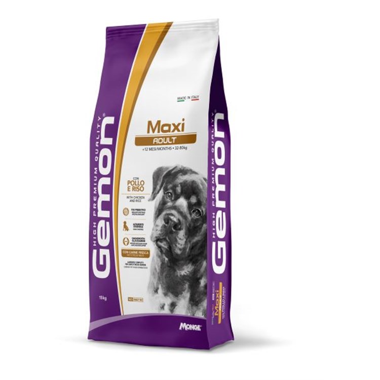 Gemon Monge Maxi Adult Pollo e Riso 15 kg DANNEGGIATO